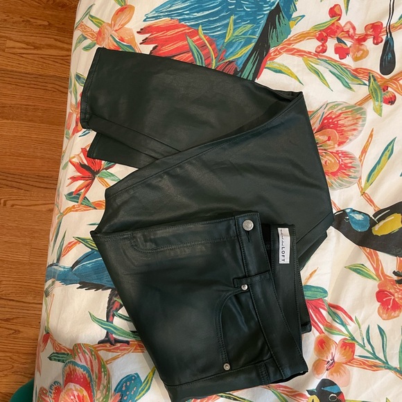 LOFT Coated Hugh Rise Skinny Jeans - Picture 2 of 3